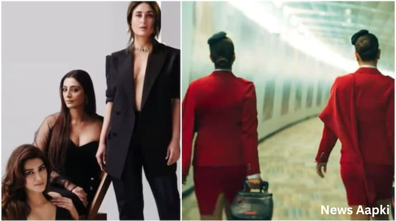 Kareena Kapoor, Tabu, Diljit Dosanjh Kapil Sharma new movie "The Crew" teaser released in 2024