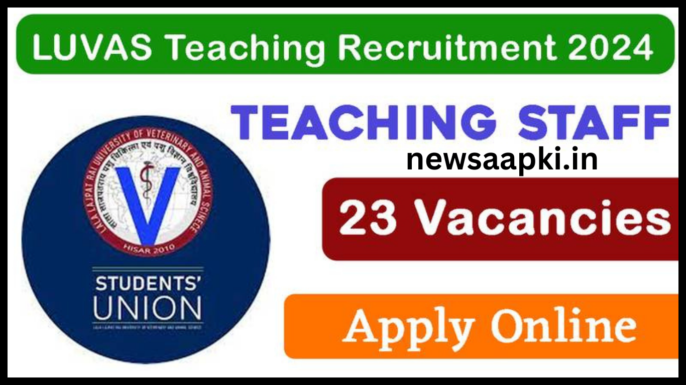 LUVAS Teaching Recruitment 2024