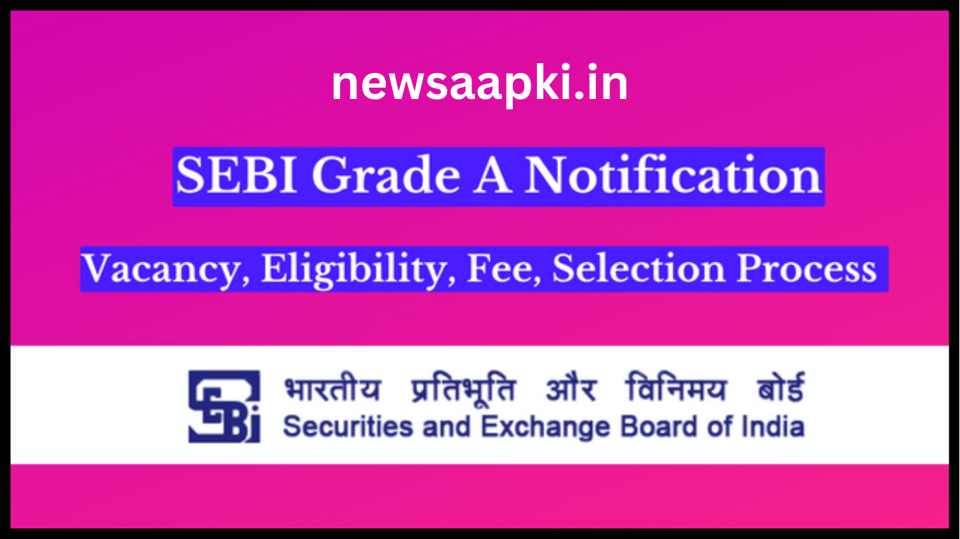 SEBI Grade A Notification 2024