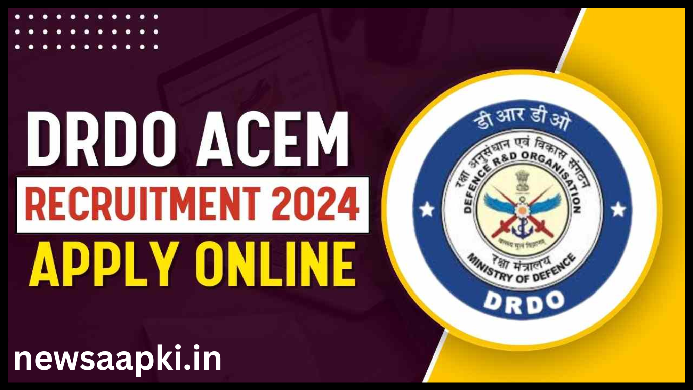 How to get recruited in DRDO ACEM Recruitment 2024 notification