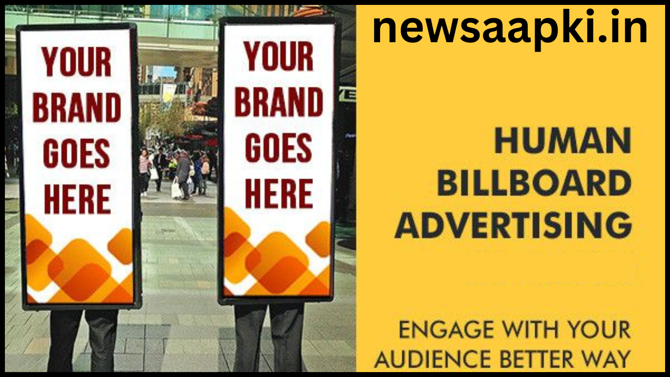 Human Billboard Advertising business in india