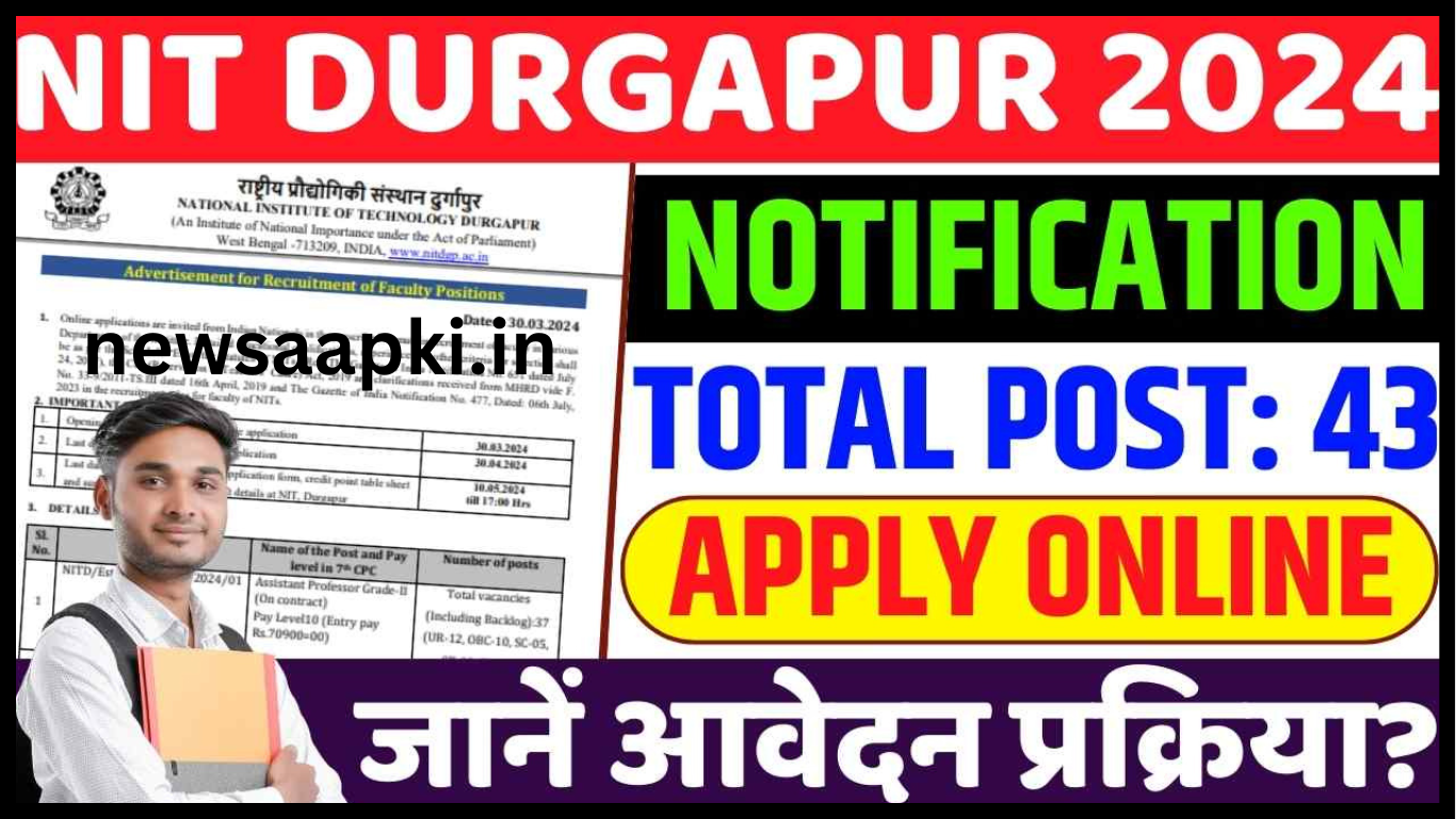 NIT Durgapur Recruitment 2024