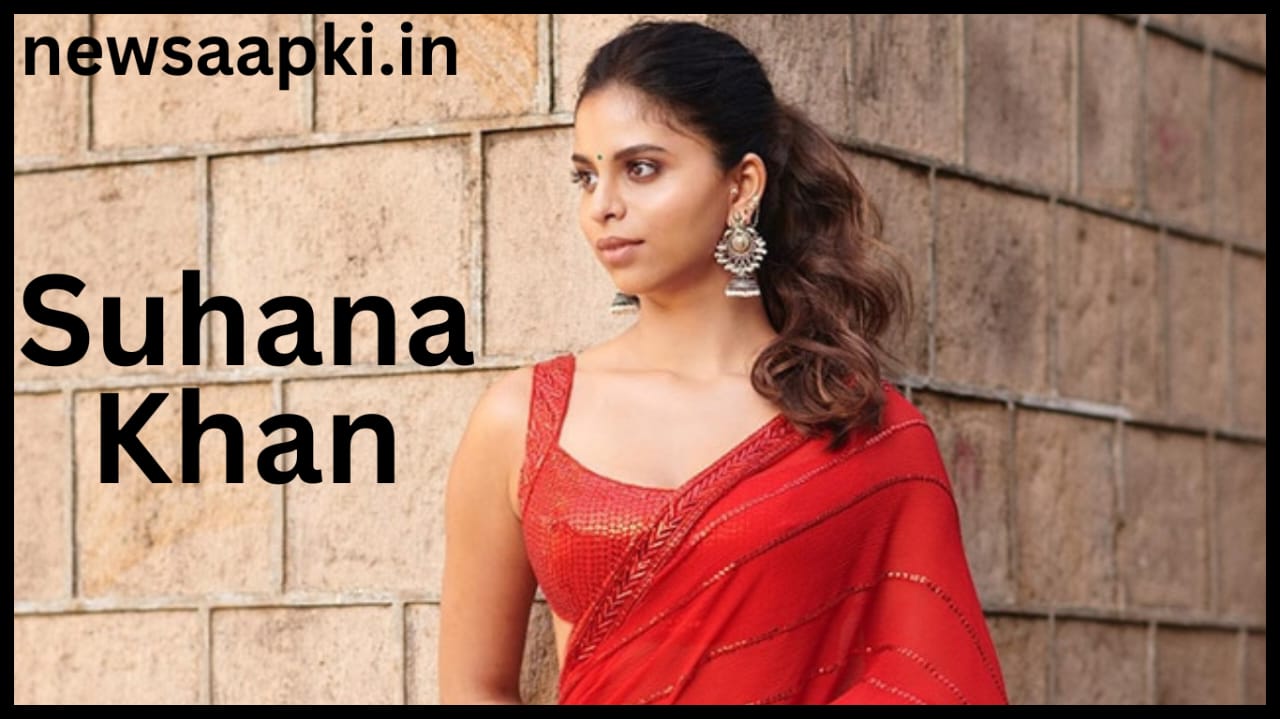 - Suhana Khan Desi Look in Saree