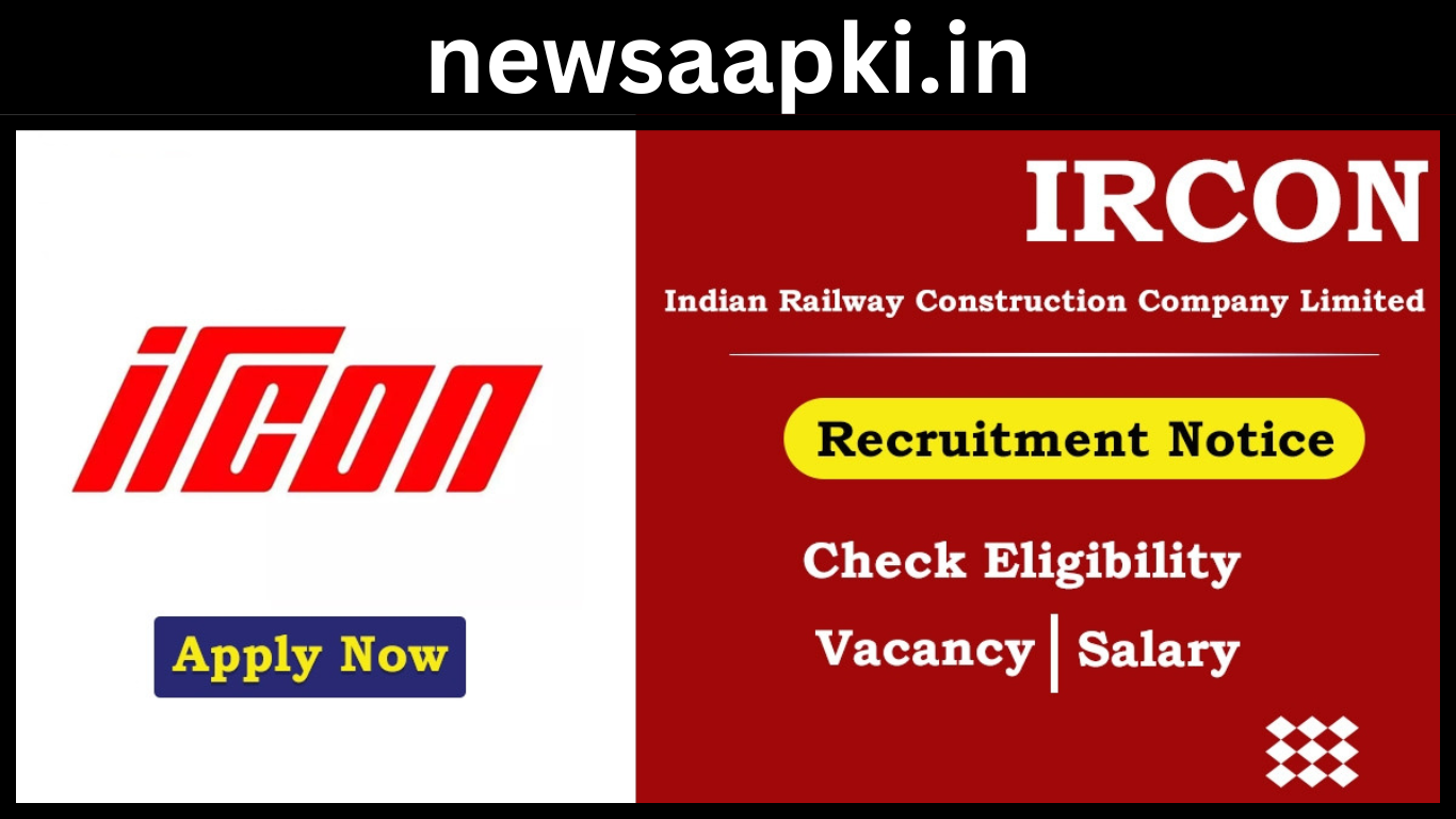 ircon vacancy 2024 notification