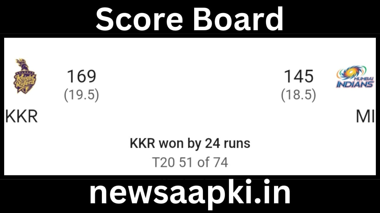 IPL 2024 MI vs KKR Match Highlights