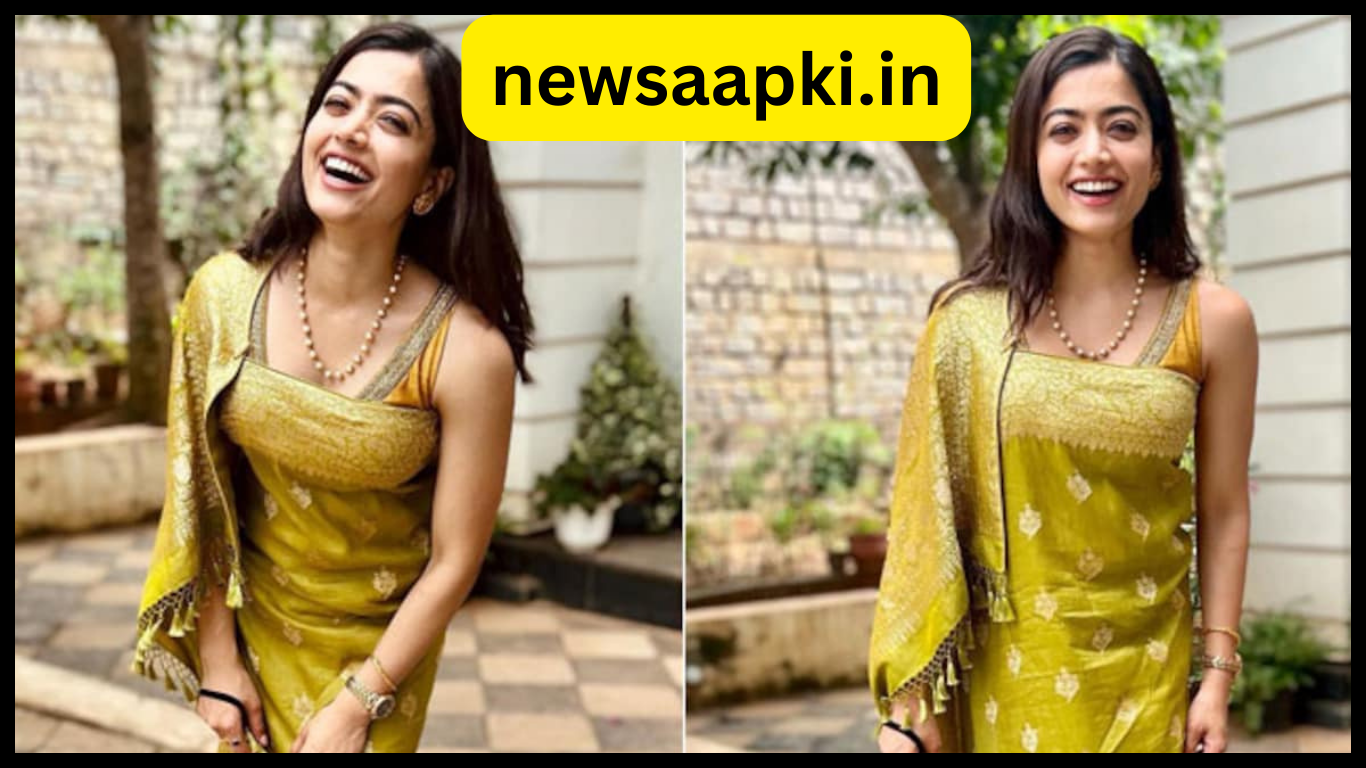 Rashmika Mandanna Desi Look in Saree Photos 