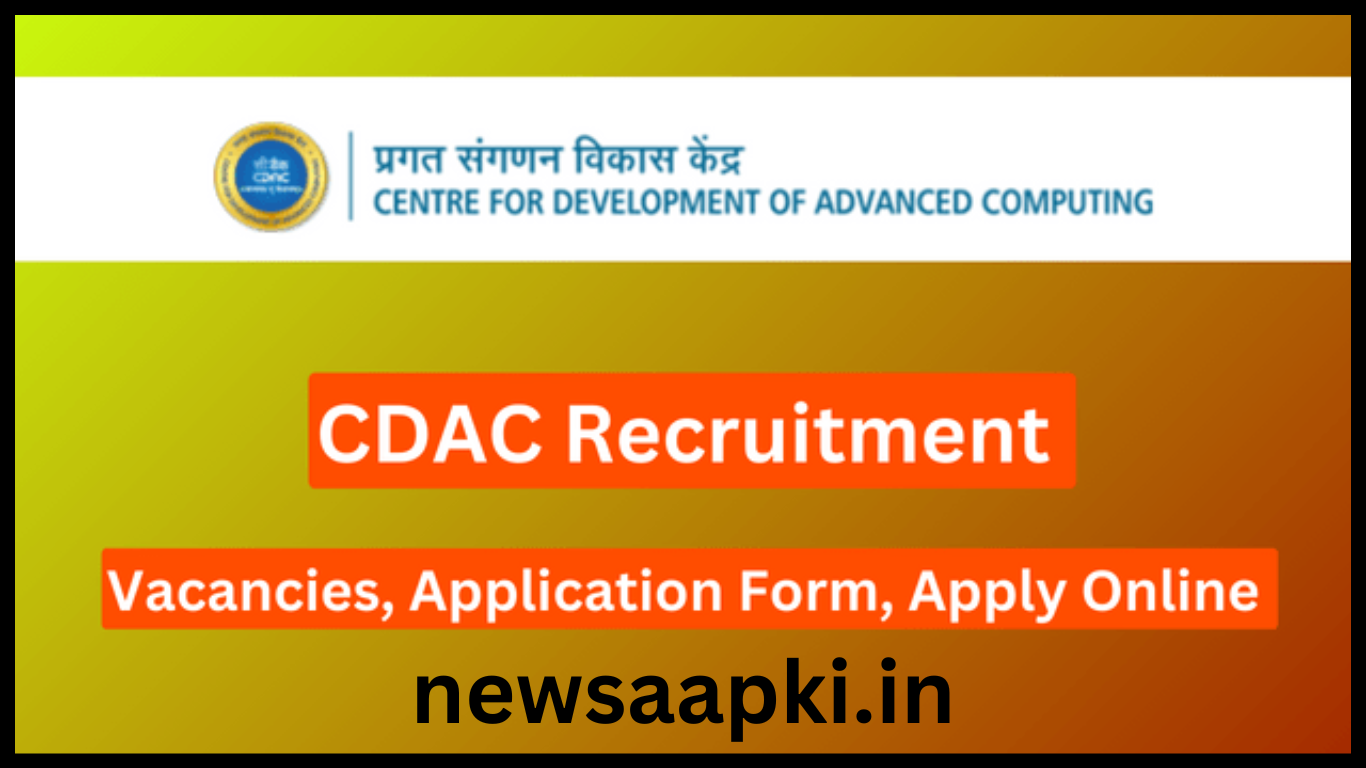 C-DAC Recruitment 2024 Notification in Hindi