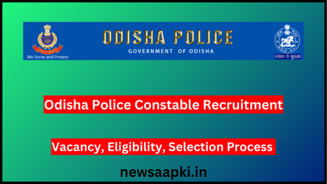 Odisha Police Constable Vacancy 2024 Notification in Hindi 