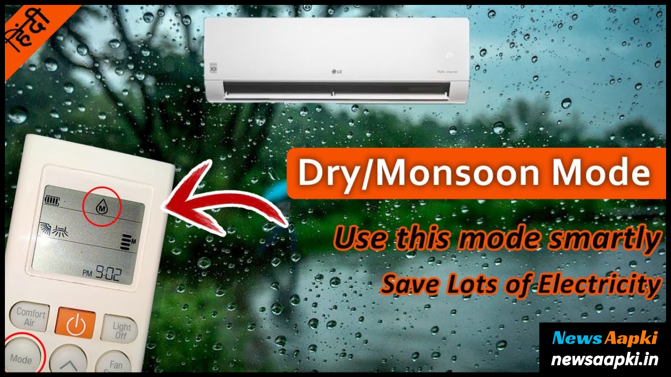 AC Modes in Monsoon Season in India, Temperature in Hindi