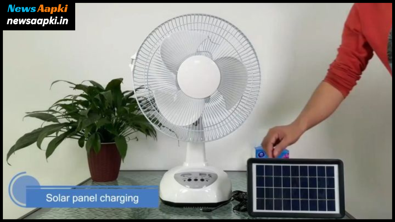 Solar Fan For House Car Window With Battery and Panel