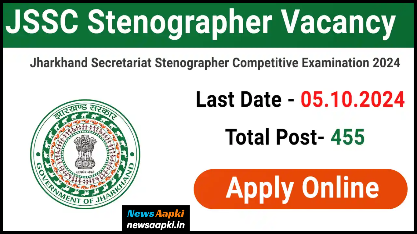 JSSC Stenographer Recruitment 2024 Notification