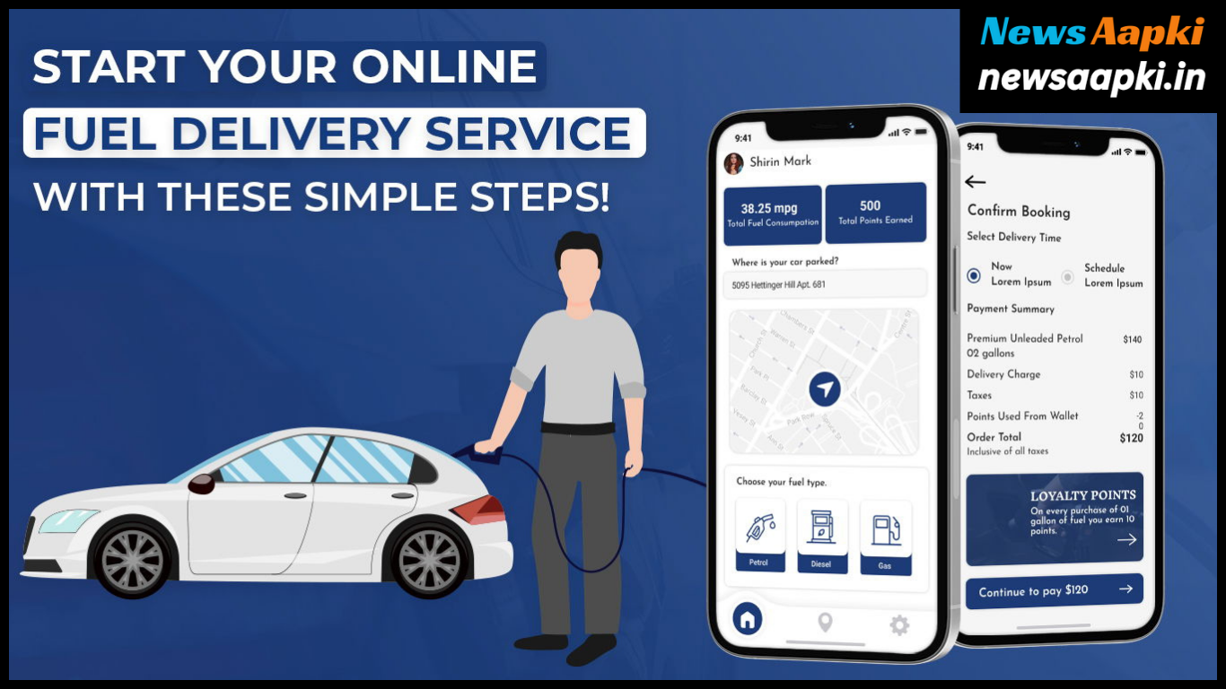 Online Fuel Delivery Service Business Idea Work Model Plan, Occupation, Investment Cost Expenses and Profit Margin Earnings in Hindi